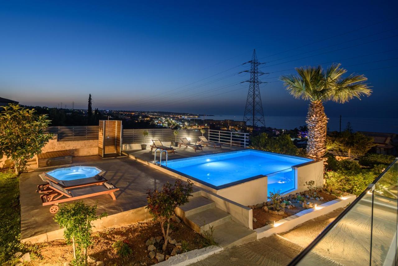 Queen'S Gem Luxury Villa - Heated Jacuzzi & Pool Χερσόνησος Εξωτερικό φωτογραφία