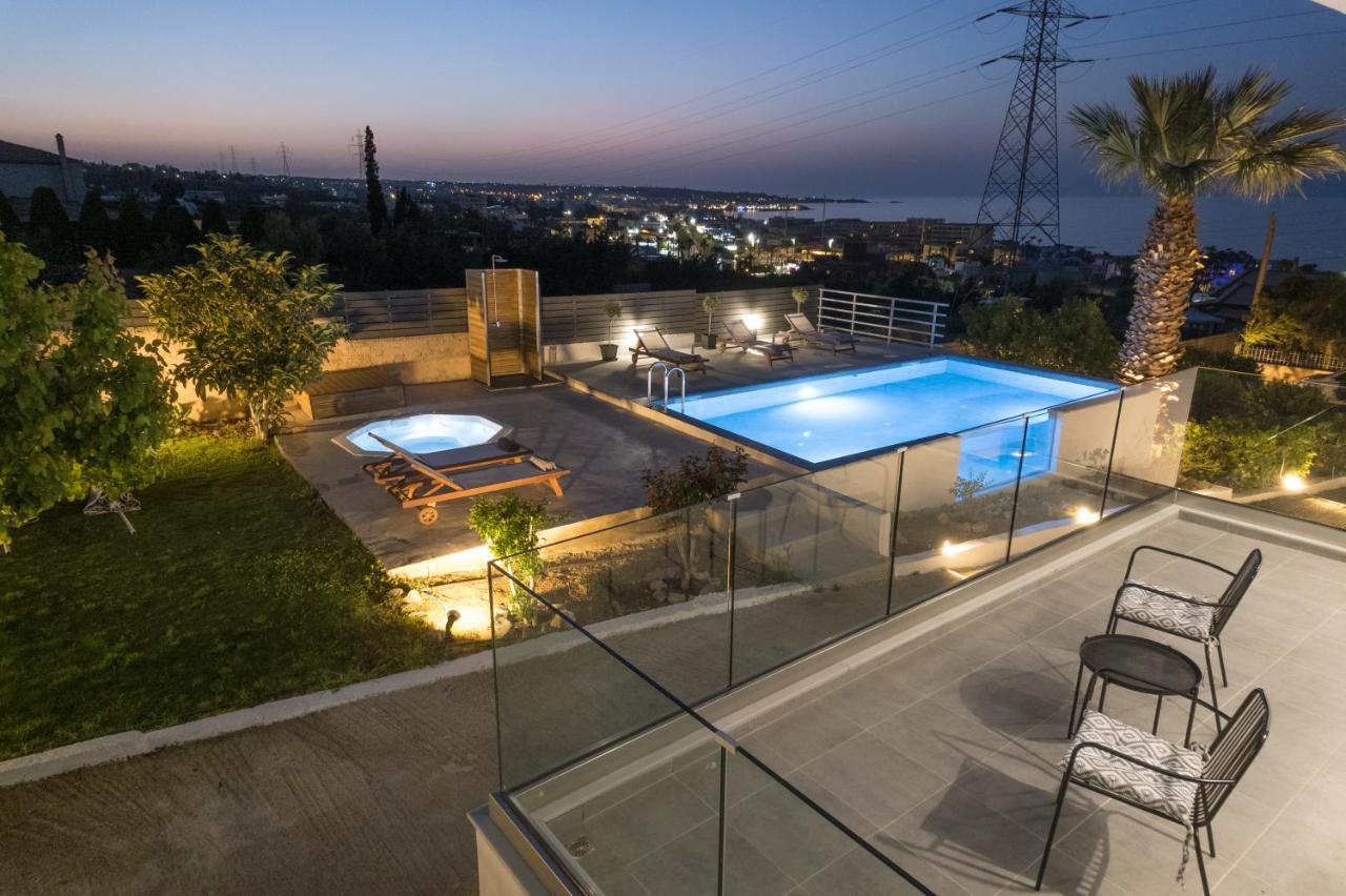 Queen'S Gem Luxury Villa - Heated Jacuzzi & Pool Χερσόνησος Εξωτερικό φωτογραφία